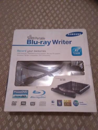 Quemadora Blu Ray Externa Bluray Samsung Se-506