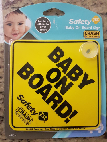 Señal De Seguridad Bebé A Bordo (baby On Board) Safety