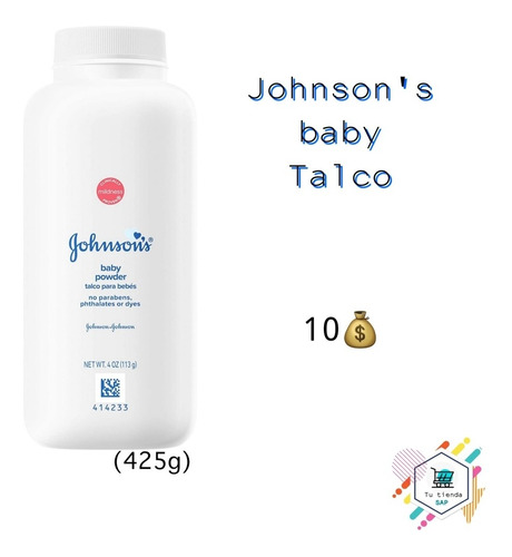Talco Johnsons Baby