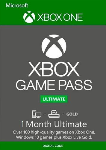 Xbox Game Pass Ultimate 1 Meses Xbox One Cuenta Global