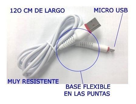 2 Cables Cargador Usb Microusb Micro Samsung Todo-a1
