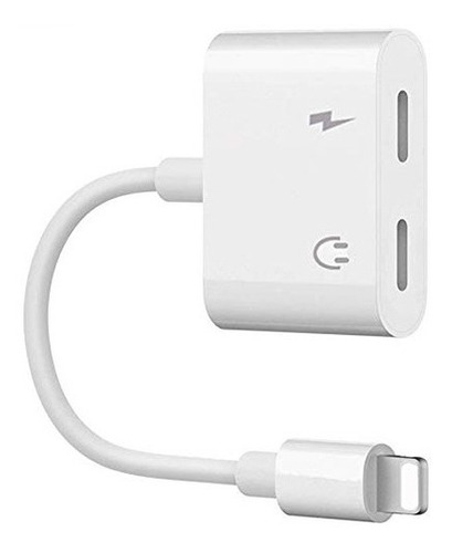 Adaptador Lightning A Audio Y Cargador 2 En 1 iPhone Apple