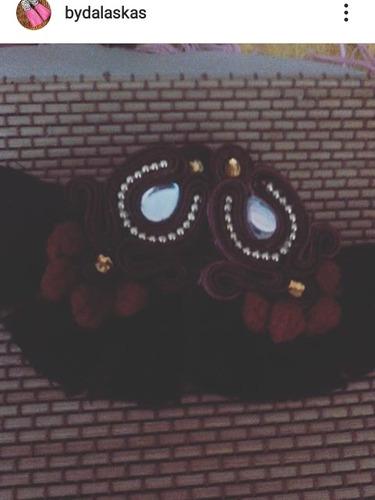 Bellos Maxi Zarcillos Soutache Pude El Tuyo A Tu Gusto