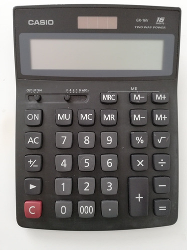 Calculadora Casio Gx-16v 16 Dígitos (16 Vds)