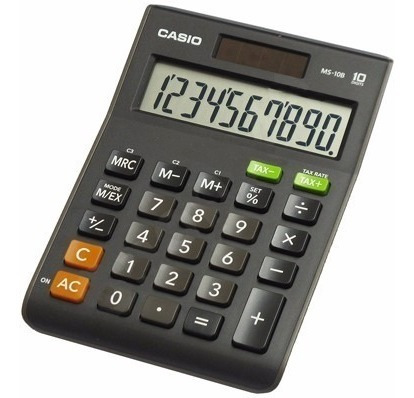 Calculadora De Mesa Casio Ms10b 10 Dígitos
