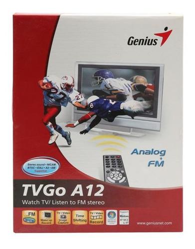 Capturadora De Video Tv Genius Tvgo A12 Con Radio Fm Y Contr