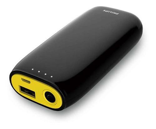 Cargador Portatil Power Bank Philips 4000mah (negro) Dlp5206