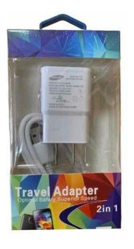 Cargador Samsung S5 2 En 1 Con Cable Puerto Original.