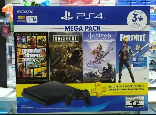 Consola Ps4 Slim Megapack 6 Única En El Mercado Delivery