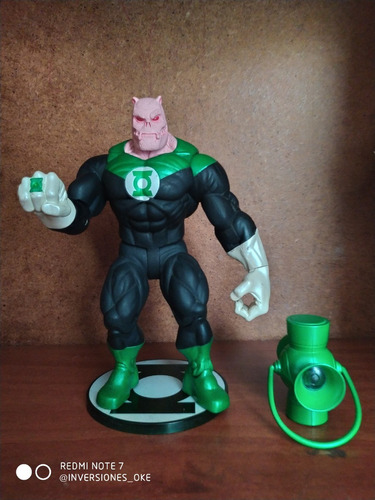 Dc Direct Green Lantern Series 1 Kilowog 7.5 Figura Usada