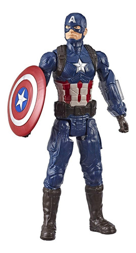 Figura Capitan America H=30 Cm Endgame, Original, Hasbro