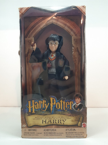 Figura Harry Potter + Accesorios + Caja Original Mattel -$15