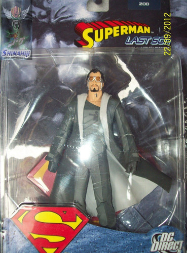 Figura Superman Last Son Series 1 Zod Dc Direct Original