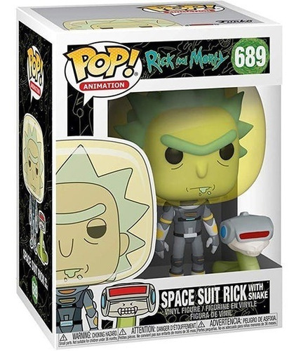 Figuras Coleccionables Funko Pop Space Suit Rick With Snake