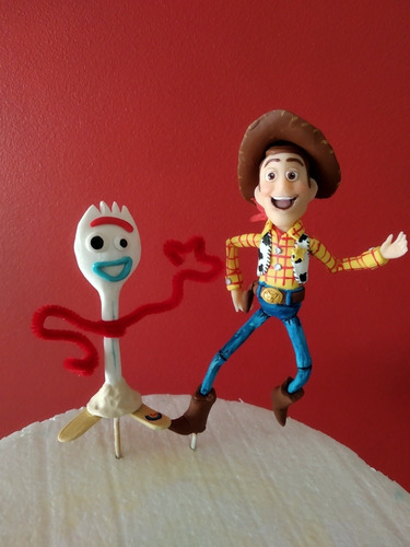 Figuras Toy Story Buddy Y Forkys Para Decorar Tu Torta