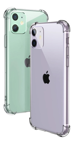 Forro Clear Esq. Reforzadas iPhone  Pro 11 Pro Max