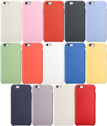 Forros De Colores iPhone 6 6p p Xs Xsmax Xr 11 Promax