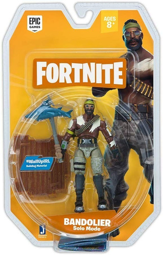 Fortnite Bandolier Figura 10cm Solo Mode Core Pack