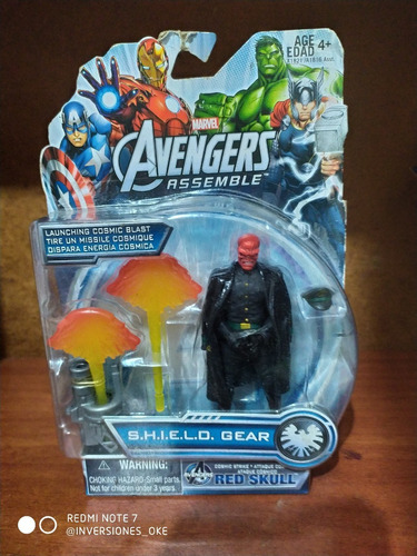 Hasbro Avengers Assemble Red Skull, Figura Nueva En Blister