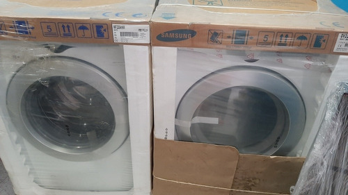 Lavadora Y Secadora Carga Frontal Samsung 15kg Blancas