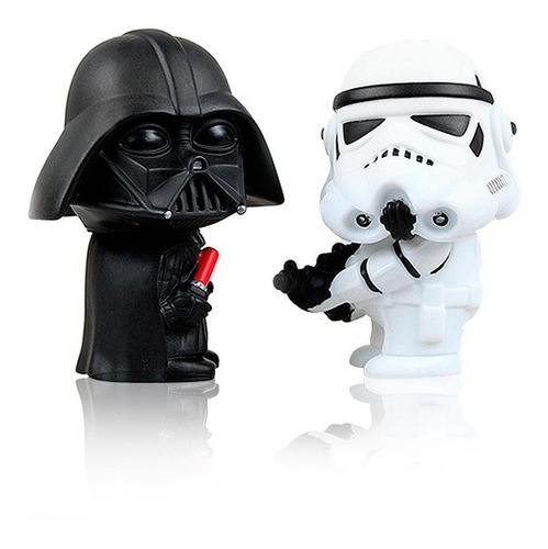 Mini Figuras Star Wars Darth Vader Y Stormtrooper 10 Cms