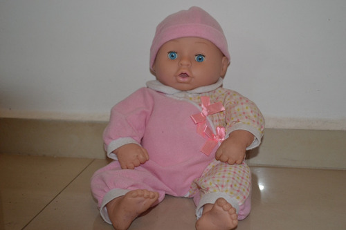 Muñeca Con Sonido Juguetes Bebes Niñas 40 Cm