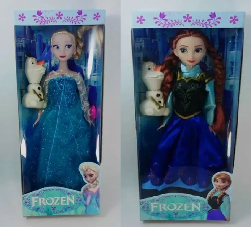 Muñeca Frozen En Blister Ana / Elsa - -mg