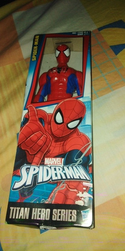 Muñeco Spiderman De Marvel, Titan Hero Series, Mide 30 Cms