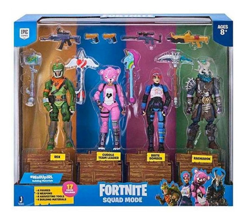 Muñecos Fortnite Squad Mode 4 Figuras