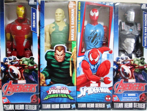 Muñecos Juguete Avengers Originales Araña Iron Man 30cm