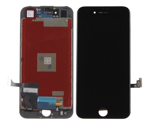 Pantalla Lcd + Mica Tactil iPhone 7 7g Negro Y Blanca (22v)