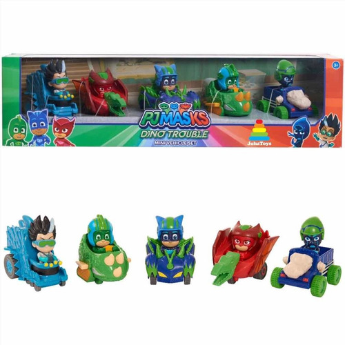 Pj Masks Set De 5 Figuras De Coleccion Dino Trouble
