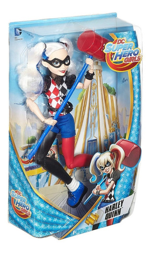Super Hero Girls Harley Quinn Figura Mattel Original 30 Cm