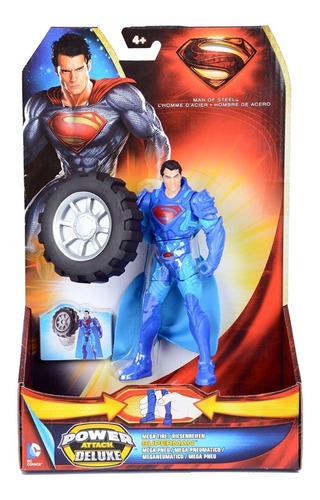 Superman Power Attack Mattel Niños Figura Juguete Fuerza