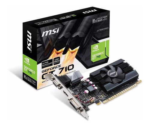 Tarjeta De Video/gráfica Msi Nvidia 710gt 2gb Ddr3