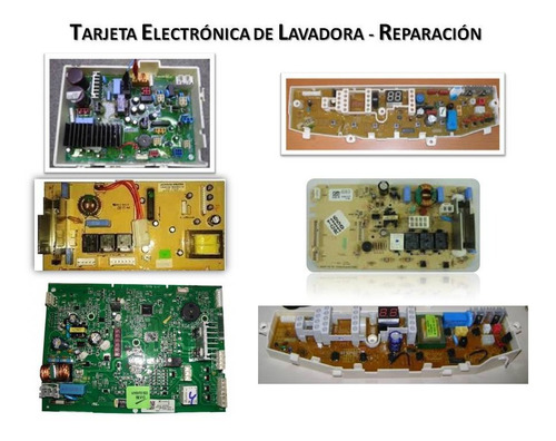 Tarjeta Electronica Control Panel De Lavadora - Reparacion