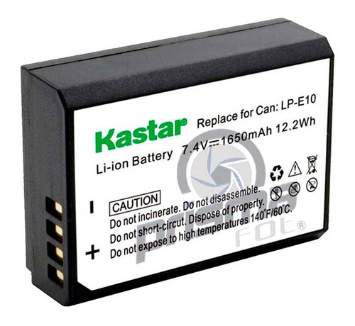 145 Bateria Recargable Kastar Lp E10 Canon T3 Td d
