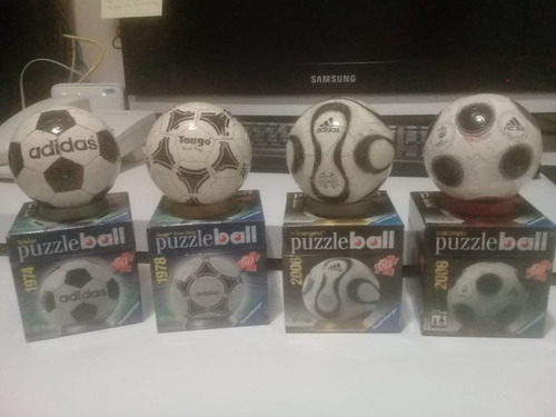 4 Pelotas Puzzle Balls De Los Mundiales De Futbol