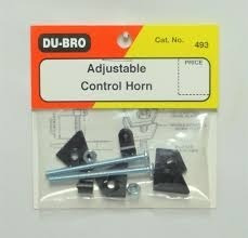 Adjustable Control Horn Código 493 Dubro.
