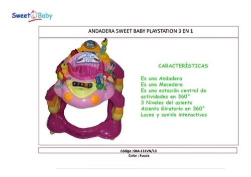 Andadera Sweet Baby Playstation