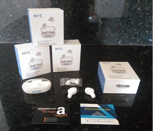 Auriculares Inalámbricos / 5 Horas / 3 Cargas Portatiles