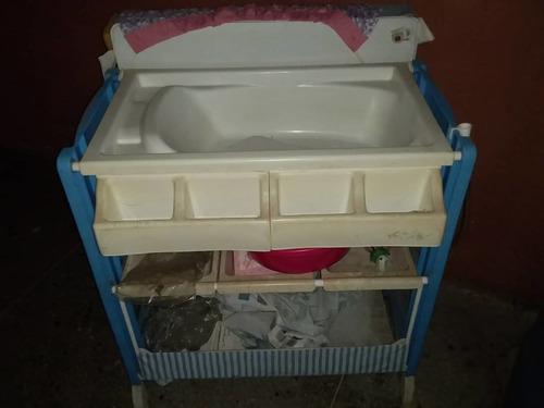 Bañera Para Bebe Y Cambiador