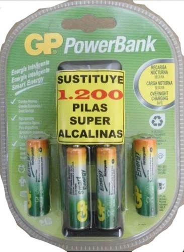 Baterías Recargables Aa/ Aaa Gp Power Bank