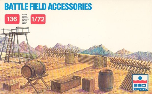 Battle Field Accessories (kit Plástico), 1/72. Esci.