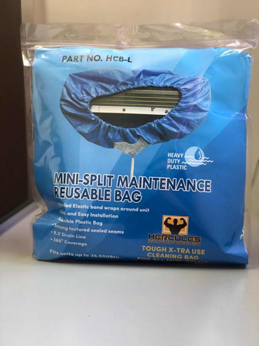 Bolsa Para Mantenimiento De Aire Mini Split Hasta btu