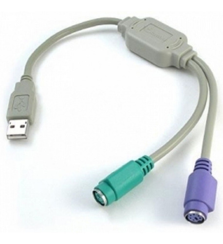 Cable Adaptador Usb A Ps/2 Convertidor Teclado Y Mouse