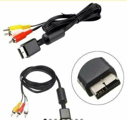 Cable Av Audio Video 3 Rca Playstation Ps2 Ps3