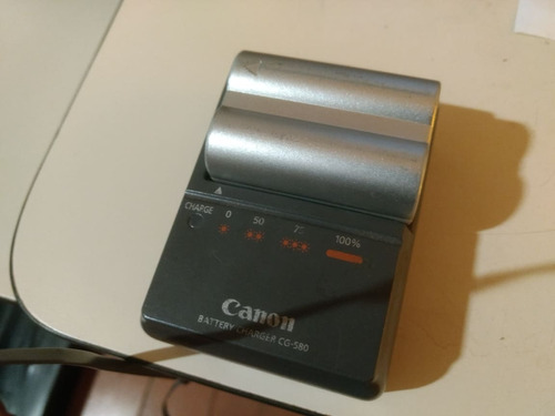 Cargador Canon Cg580 +bateria Bpverdes