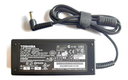 Cargador Lapto Toshiba 19v 3.42a mm 65 Watts