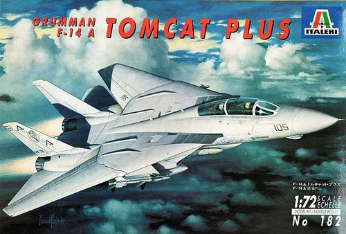 F-14a Tomcat Plus (kit Plástico), 1/72. Italeri.